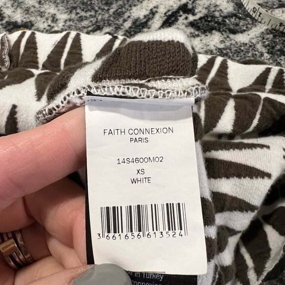 Faith Cnnexion Paris Textured Drop Waist Thick Stretchy Sleeveless Dress - Picture 13 of 13